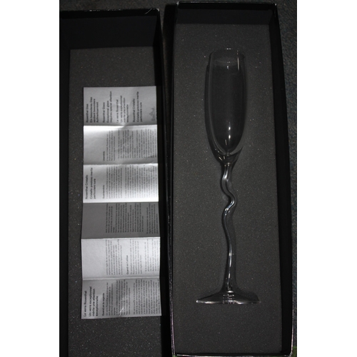 583 - Boxed Rosenthal large champagne flute 12