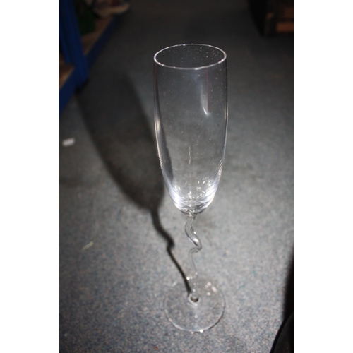 583 - Boxed Rosenthal large champagne flute 12