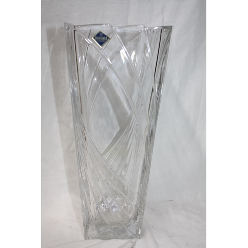 713 - Large Bohemia glass vase 12