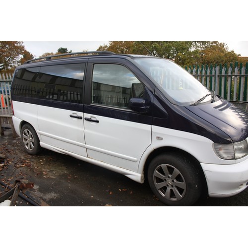 1 - Mercedes Benz V camper van reg. no. Y889 TTR- check previous MOT's on GOV website
extra seats, excel... 