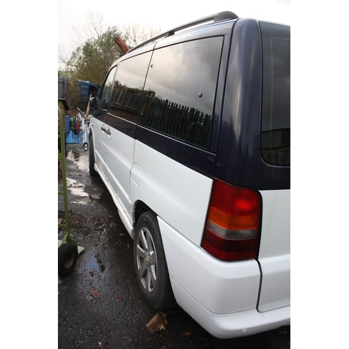 1 - Mercedes Benz V camper van reg. no. Y889 TTR- check previous MOT's on GOV website
extra seats, excel... 