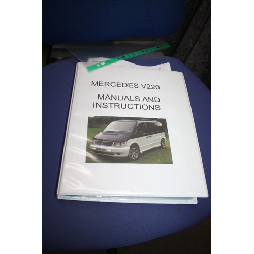 1 - Mercedes Benz V camper van reg. no. Y889 TTR- check previous MOT's on GOV website
extra seats, excel... 