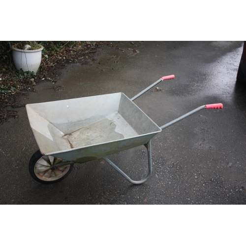 20 - Galvanised wheelbarrow