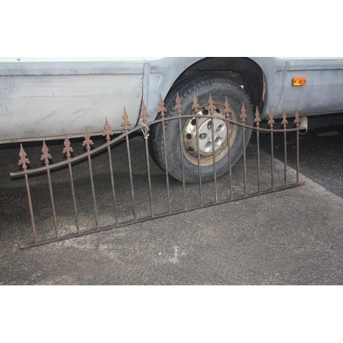 51 - Blacksmiths wrought iron fence panel 26