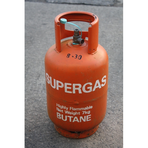 56 - Almost full 7 kilo butane bottle