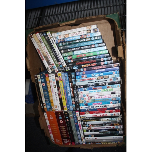 196 - Box assorted DVDs