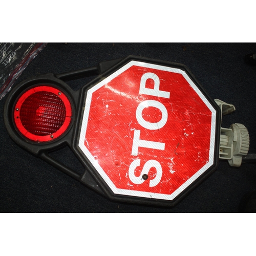 206 - Battery operated railway Stop sign 30