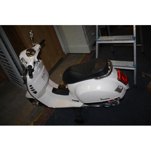 229 - Childs electric Vespa scooter- unable to test as no charger