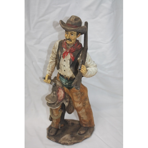 292 - Pottery cowboy figure 14