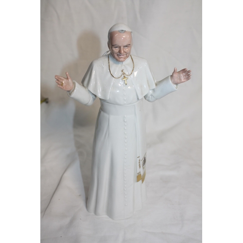 308 - Royal Doulton figure Pope John Paul II HN 2888 10 1/2