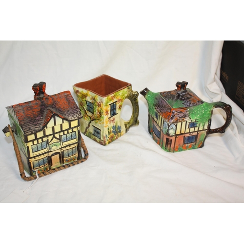 318 - Ye Olde Inn cottage ware teapot etc 7