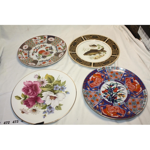 470 - 2 Oriental plates 10