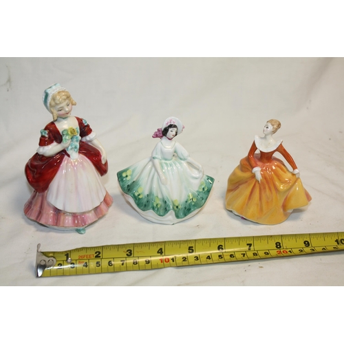 483 - 3 Royal Doulton ladies- Valerie, Sunday Best & Fragrance tallest 5