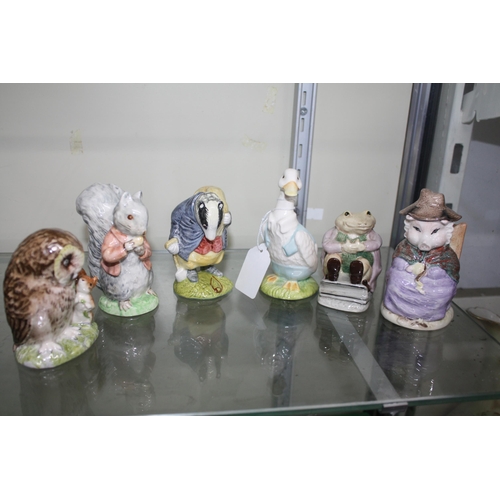 510 - 6 Royal Albert Beatrix Potter figures