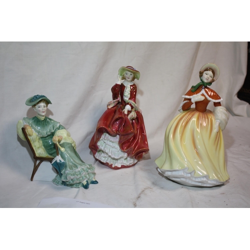 509 - 3 Royal Doulton ladies Autumn HN5323 8