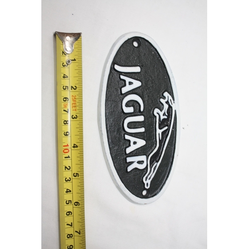 732 - Oval iron sign