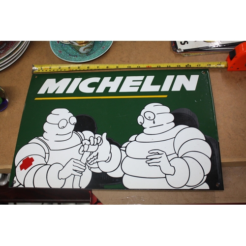 749 - Modern enamel Michelin sign 18