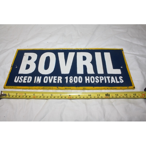 753 - Iron Bovril sign