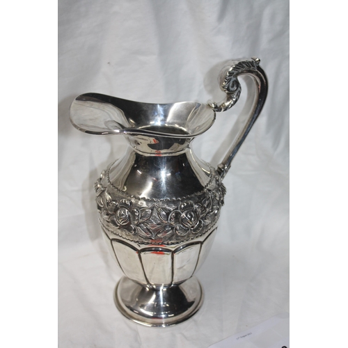 780 - Mexican plated claret jug 11