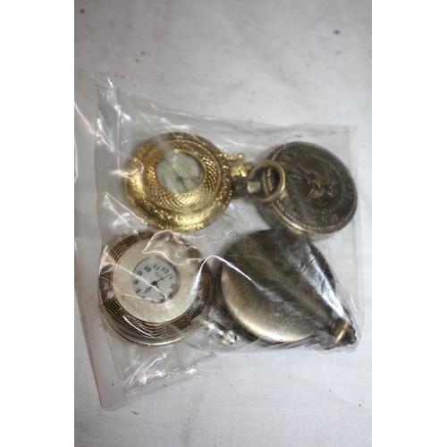 818 - 4 assorted pocket watches