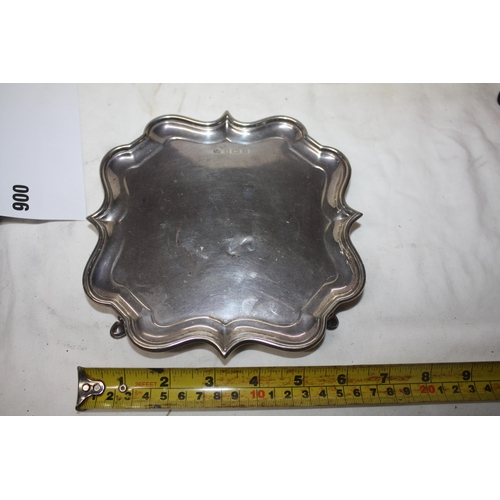 879 - Silver card tray 7