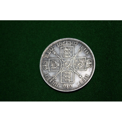 1155 - 1887 Victoria double florin