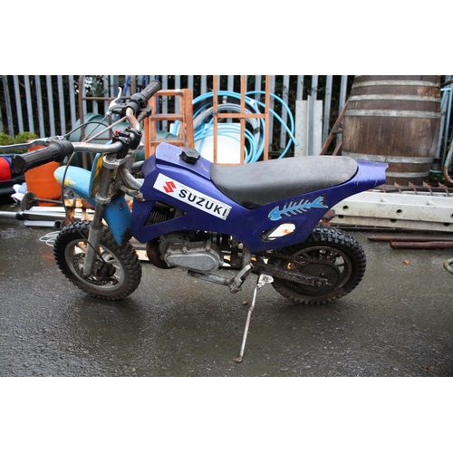 85 - Childs mini moto spares or repairs possibly would run if serviced