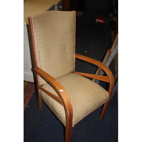 1629 - Upholstered easy chair 37 1/2