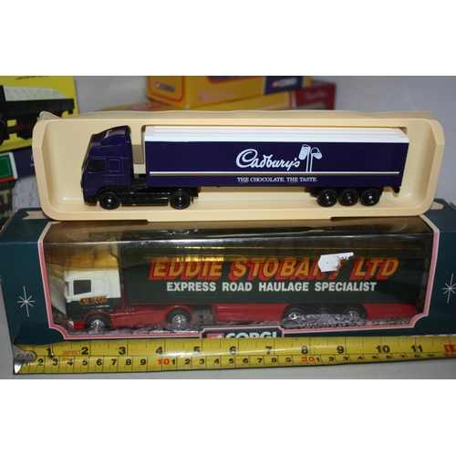 673 - Boxed Eddie Stobart artic & Cadburys