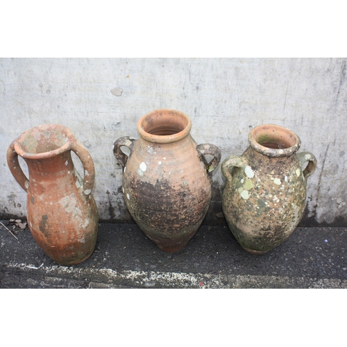 45 - 3 assorted 2 handled urns 17