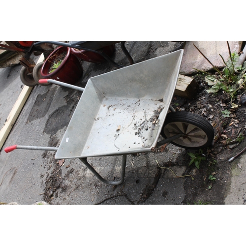 161 - Solid wheel wheelbarrow