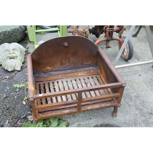 181 - Cast iron fire grate 21