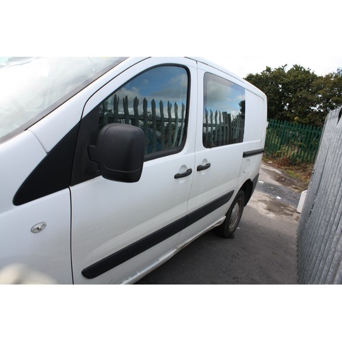 3 - Peugot Expert HDI SWB panel van 1560 cc diesel reg KR09 WJK 1 side loading door, age related marks M... 