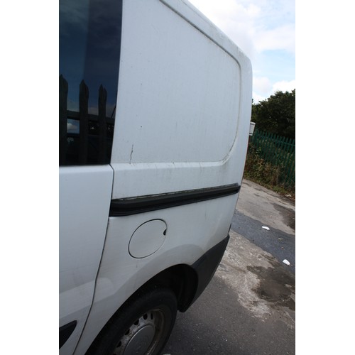 3 - Peugot Expert HDI SWB panel van 1560 cc diesel reg KR09 WJK 1 side loading door, age related marks M... 