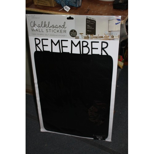 1886 - Chalkboard adhesive wall sticker 70 cm h.