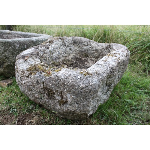 63 - Small granite trough 11