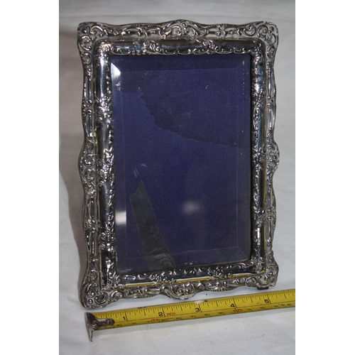 1158 - Birmingham 1901 silver photo frame 7 1/2