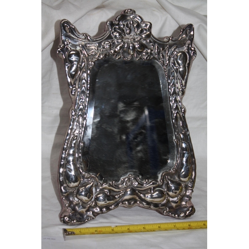 1161 - Chester 1902 Nathan & Hayes silver framed mirror 13 1/4