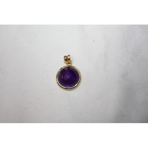 1183 - Amethyst pendant