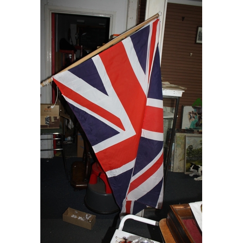 1524 - Union Jack flag on stick 34