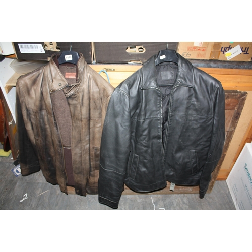 1548 - Marks & Spencers Collezione jacket & leather jacket