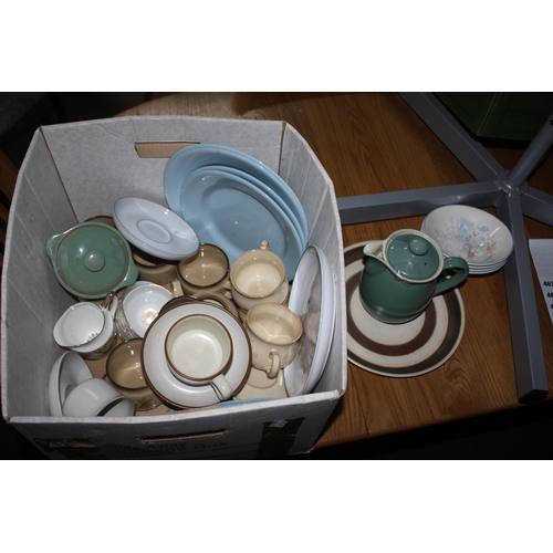 462 - Box Denby ware etc