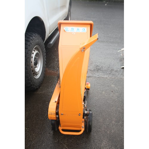 1 - Petrol Shredder,electric key start-196cc, with back up pull cord, vendor showed it working