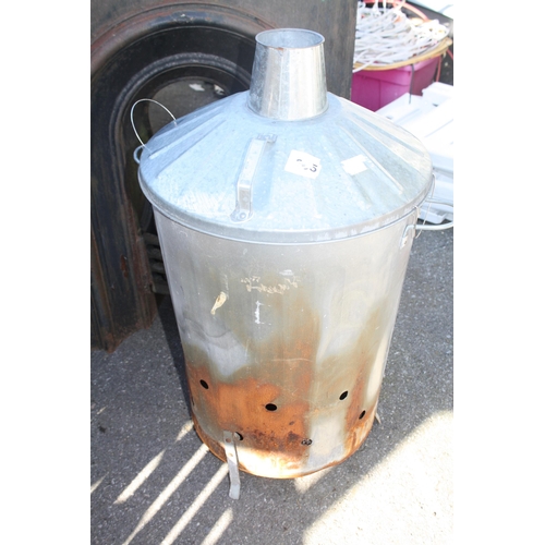 62 - Garden incinerator