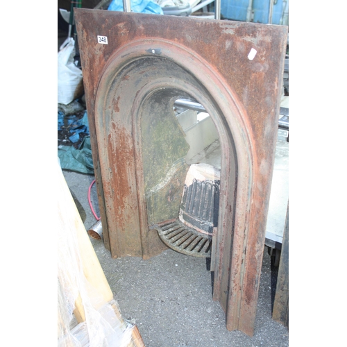 64 - Cast iron fireplace 34