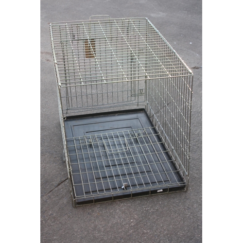 107 - Metal folding pet carrier 24