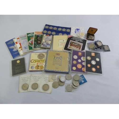 463 - A quantity of BU year sets, £5 coins and GB coins, approx face value £60