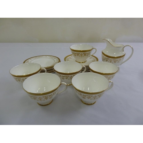 88 - Royal Doulton Belmont pattern teaset for six place settings