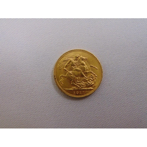 506 - 1911 gold Sovereign