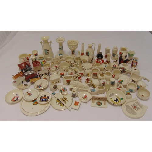 172 - A quantity of crested china to include Goss of various form and shape (90)